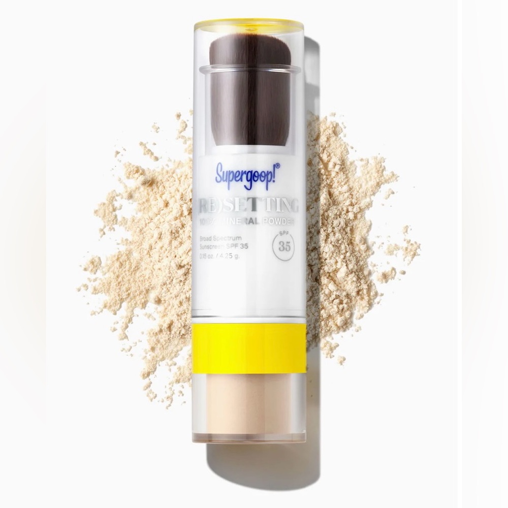 NIB Supergoop! Resetting Powder translucent SPF 35
